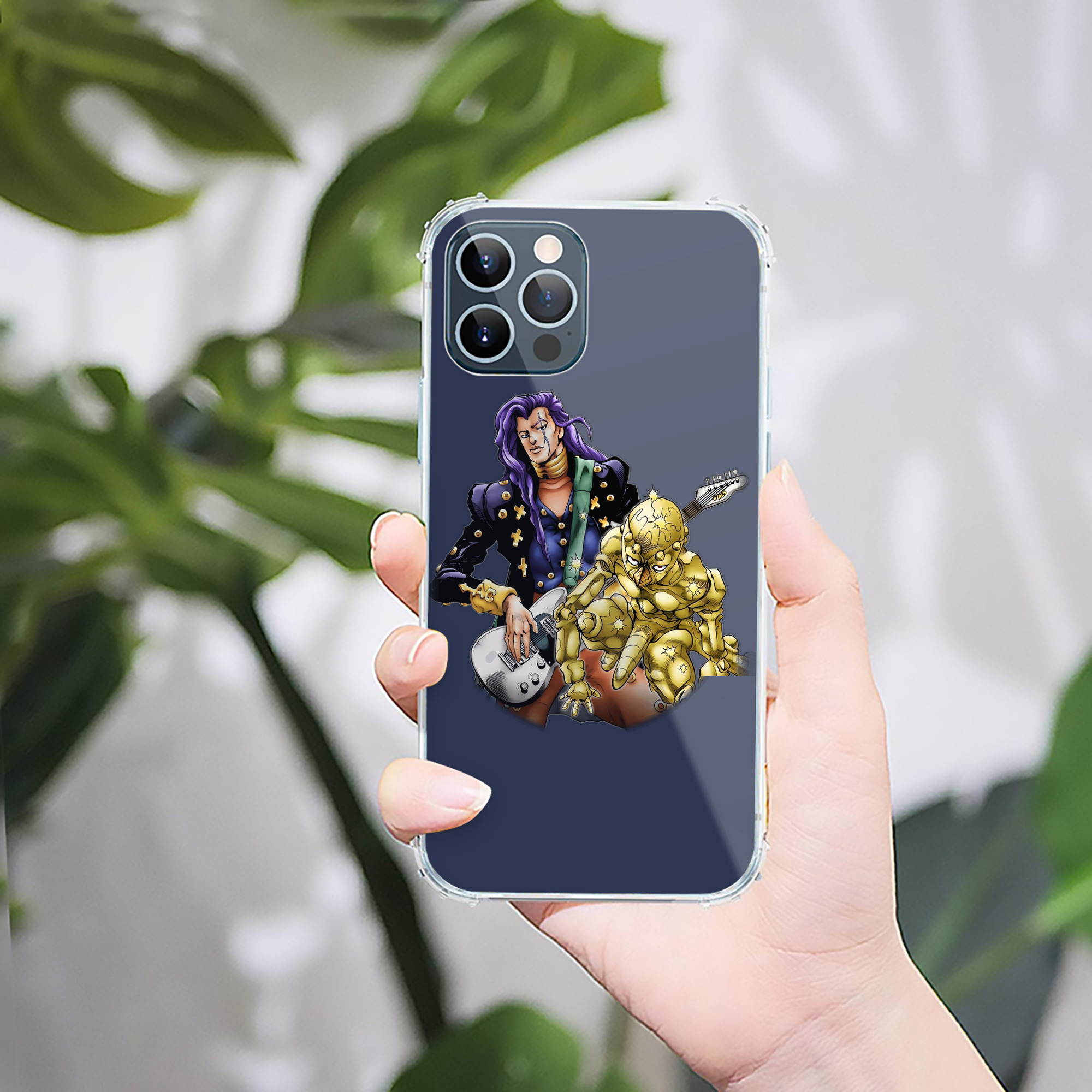 （画像用） ジョジョの奇妙な冒険 おといし あきら JoJo's Bizarre Adventure Akira Otoishi 【iPhone 12シリーズ対応】透明スマホケース（クリアソフトケース）